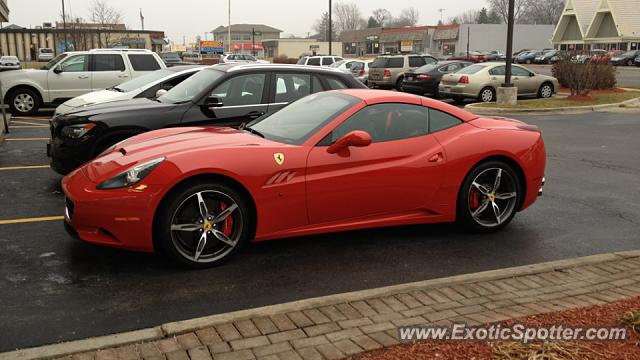 Ferrari California spotted in Downers Grove, Illinois