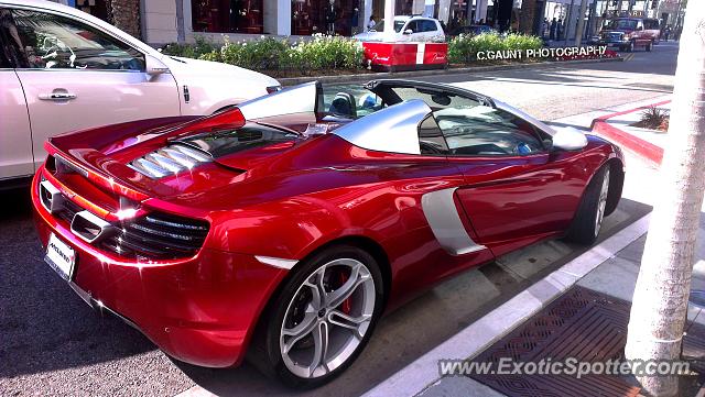 Mclaren MP4-12C spotted in Beverly Hills, California