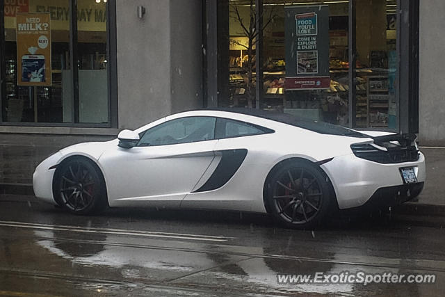 Mclaren MP4-12C spotted in Toronto, Canada