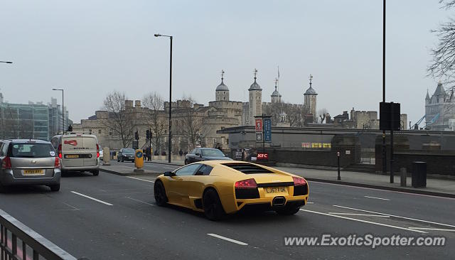 Lamborghini Murcielago spotted in London, United Kingdom