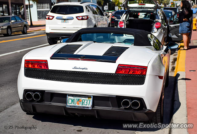 Lamborghini Gallardo spotted in Miami, Florida