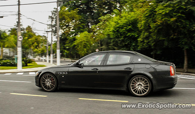 Maserati Quattroporte spotted in São Paulo, Brazil