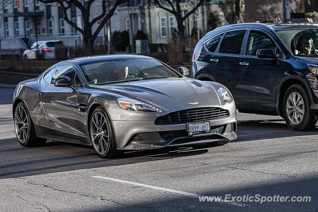 Aston Martin Vanquish spotted in Toronto, Canada