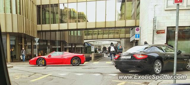 Ferrari 458 Italia spotted in Zurich, Switzerland