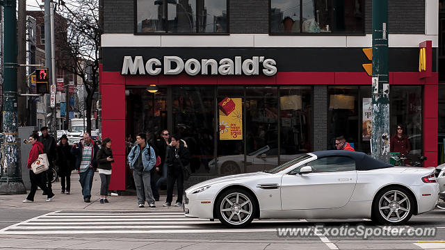 Aston Martin Vantage spotted in Toronto, Canada