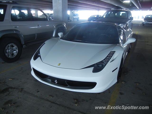 Ferrari 458 Italia spotted in East Lansing, Michigan