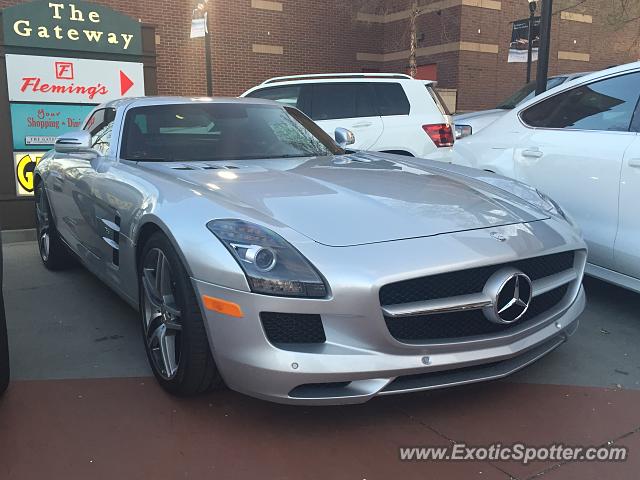 Mercedes SLS AMG spotted in Salt Lake City, Utah