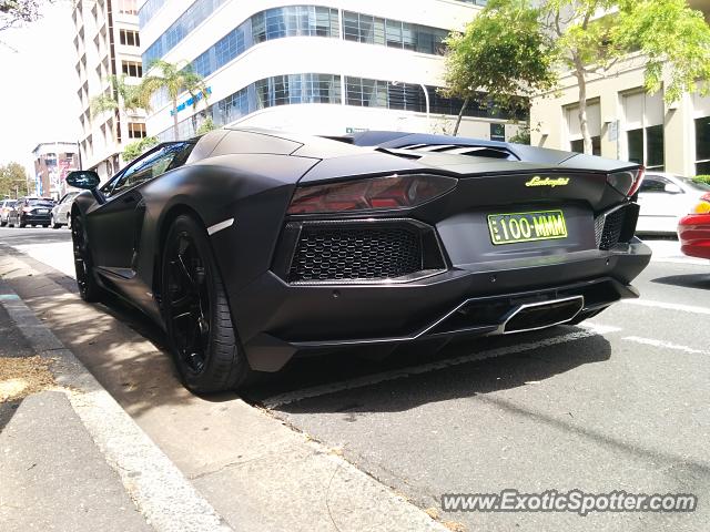 Lamborghini Aventador spotted in Sydney, Australia