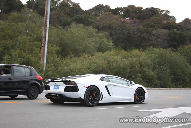 Lamborghini Aventador spotted in Monterey, California