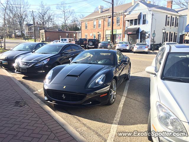 Ferrari California spotted in Cincinnati, Ohio