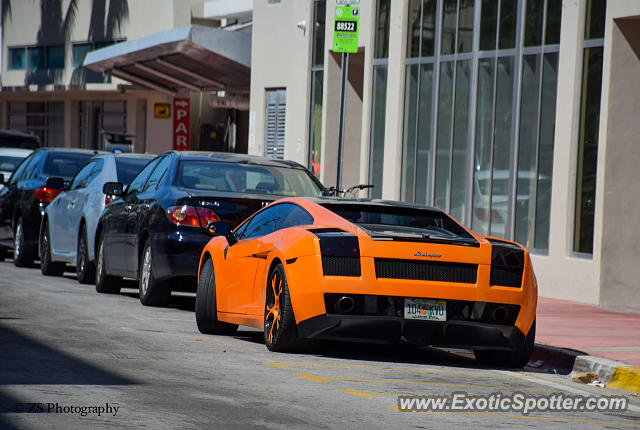 Lamborghini Gallardo spotted in Miami, Florida