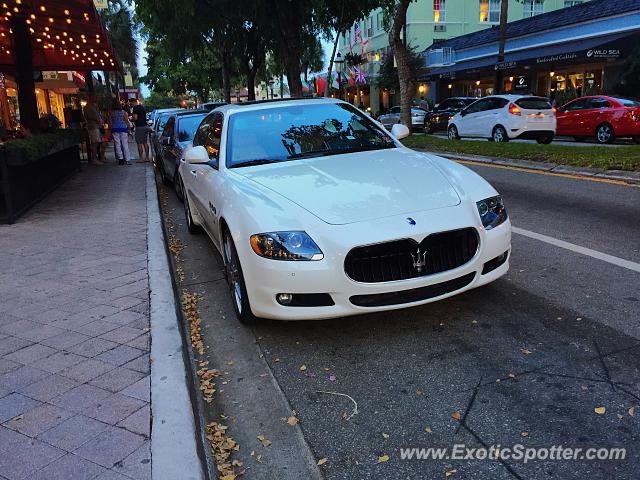 Maserati Quattroporte spotted in Fort Lauderdale, Florida