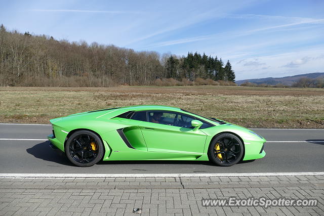 Lamborghini Aventador spotted in Meuspath, Germany