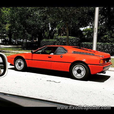 BMW M1 spotted in Fort Lauderdale, Florida