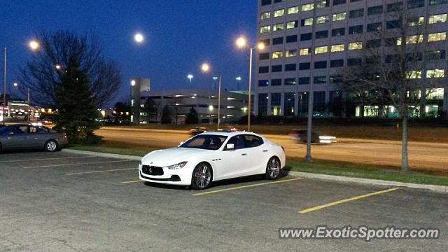 Maserati Ghibli spotted in Lombard, Illinois