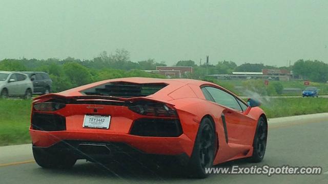 Lamborghini Aventador spotted in San Antonio, Texas