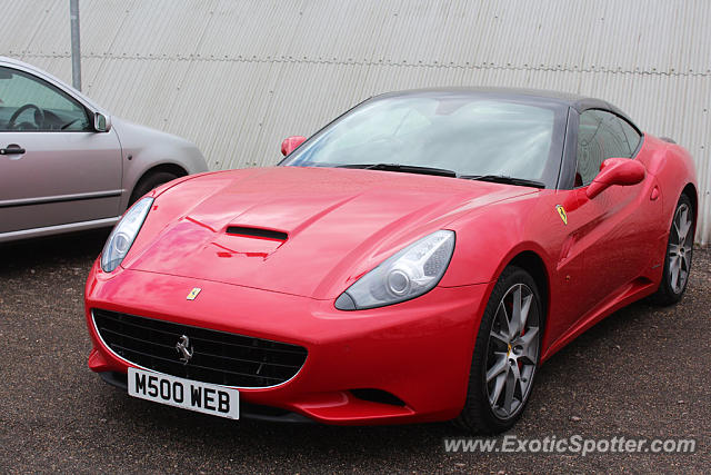 Ferrari California spotted in Cambridge, United Kingdom