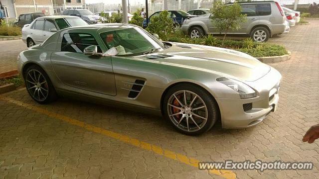 Mercedes SLS AMG spotted in Harare, Zimbabwe
