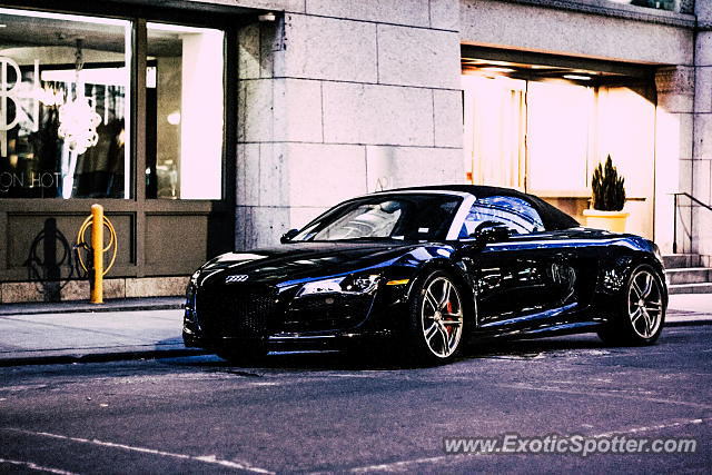 Audi R8 spotted in Boston, Massachusetts