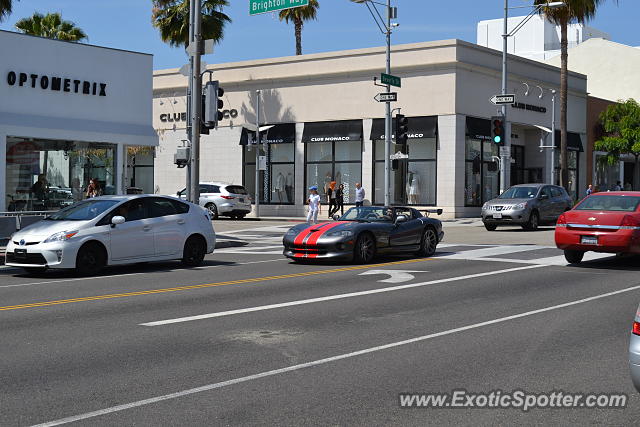 Dodge Viper spotted in Beverly Hills, California