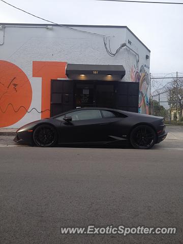 Lamborghini Huracan spotted in Miami, Florida