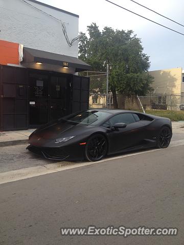 Lamborghini Huracan spotted in Miami, Florida