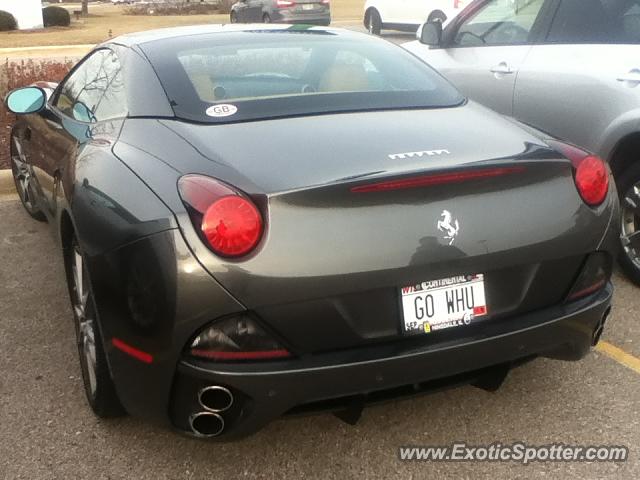 Ferrari California spotted in Pleasant Prarie, Wisconsin