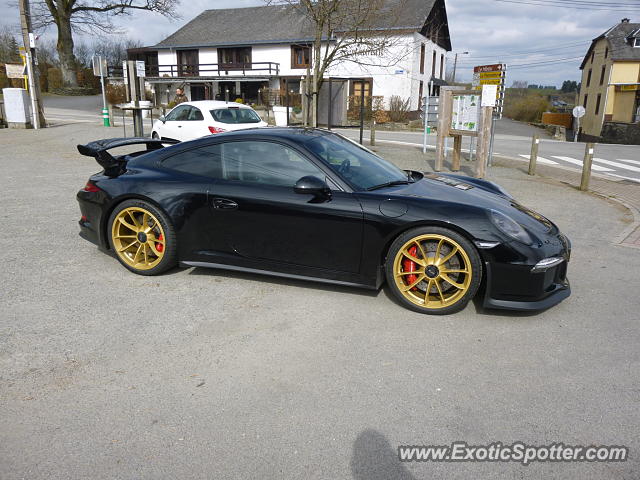 Porsche 911 GT3 spotted in Nadrin, Belgium