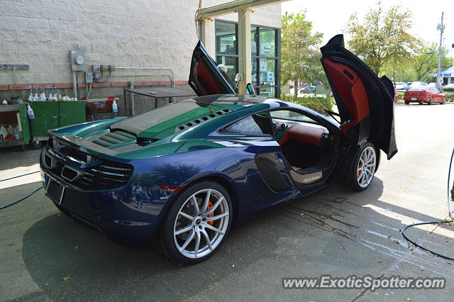 Mclaren MP4-12C spotted in Dallas, Texas