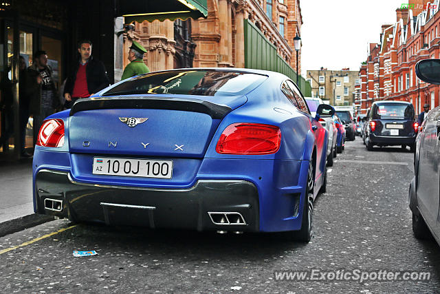 Bentley Continental spotted in London, United Kingdom