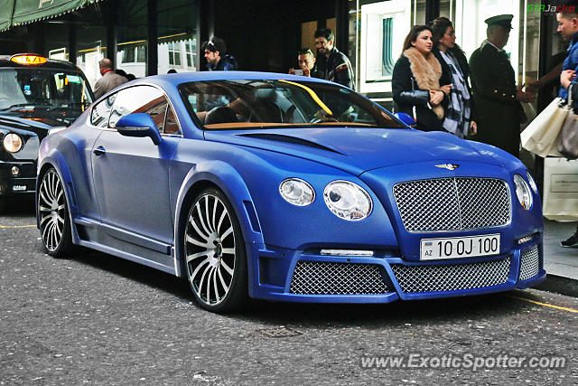 Bentley Continental spotted in London, United Kingdom