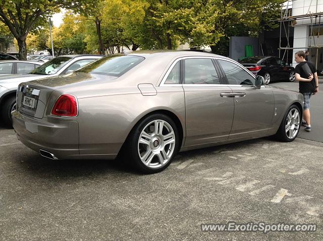 Rolls-Royce Ghost spotted in Auckland, New Zealand