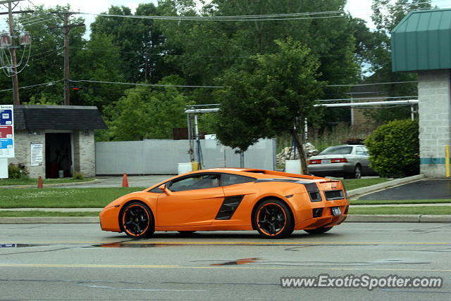 Lamborghini Gallardo spotted in Palatine, Illinois