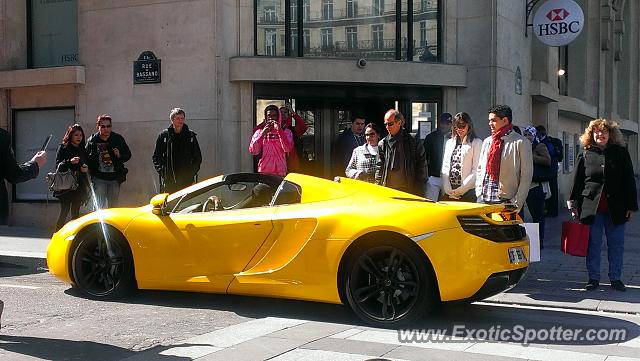 Mclaren MP4-12C spotted in Paris, France