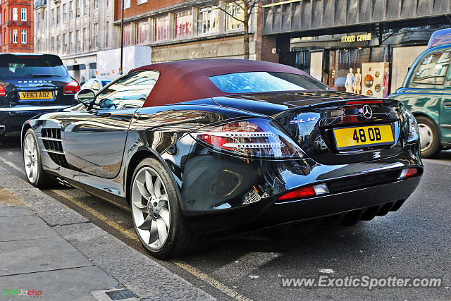 Mercedes SLR spotted in London, United Kingdom