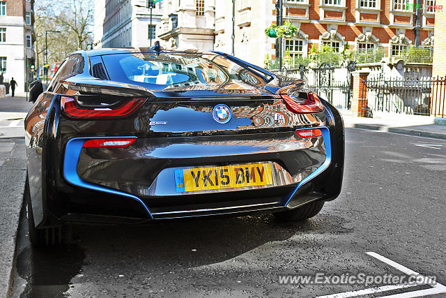 BMW I8 spotted in London, United Kingdom