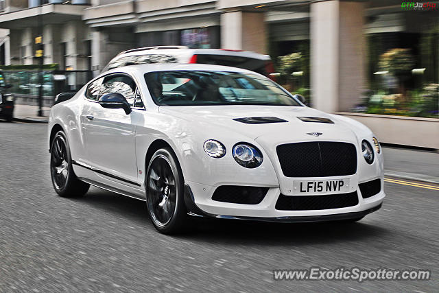 Bentley Continental spotted in London, United Kingdom