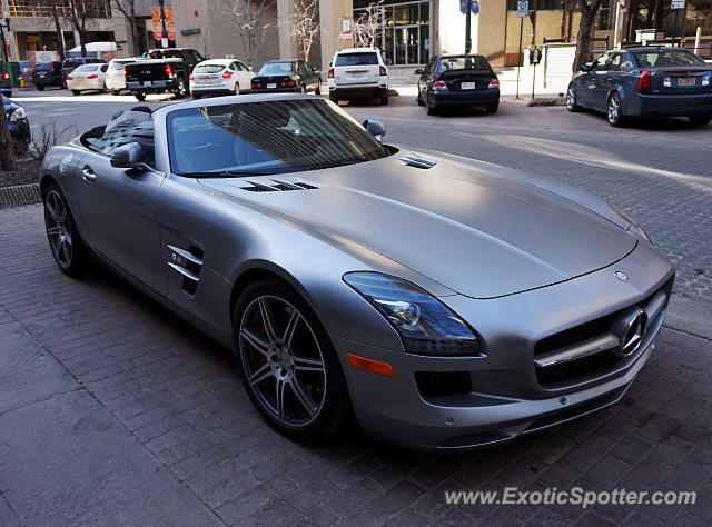 Mercedes SLS AMG spotted in Edmonton, Canada