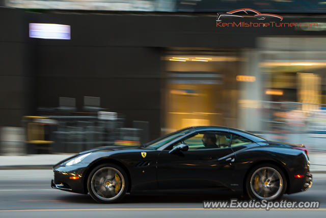 Ferrari California spotted in Toronto, Canada