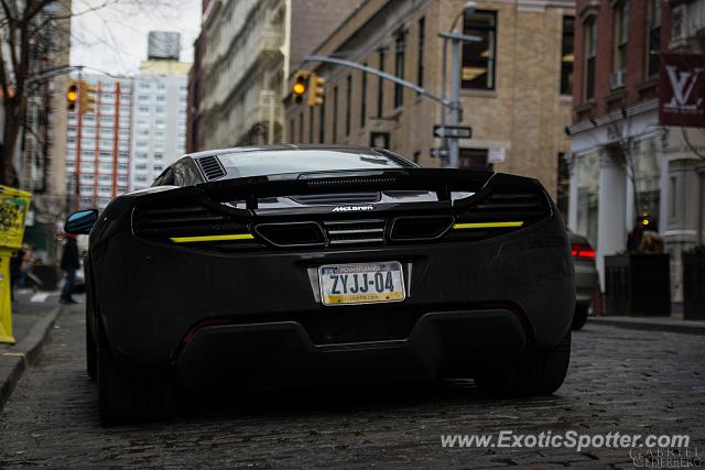 Mclaren MP4-12C spotted in Manhattan, New York