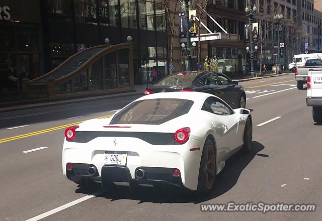 Ferrari 458 Italia spotted in Chicago, Illinois