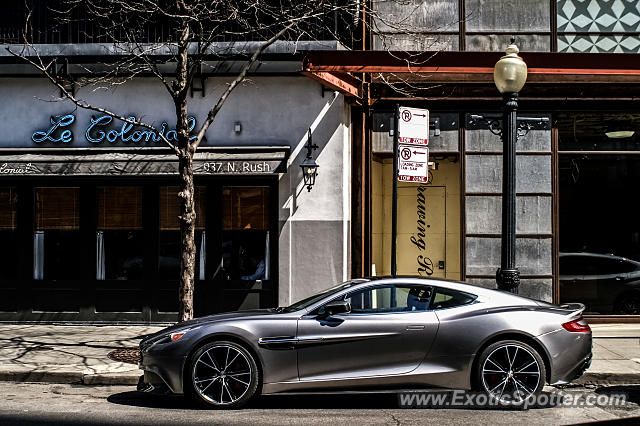 Aston Martin Vanquish spotted in Chicago, Illinois