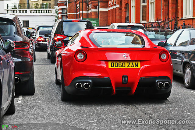 Ferrari F12 spotted in London, United Kingdom