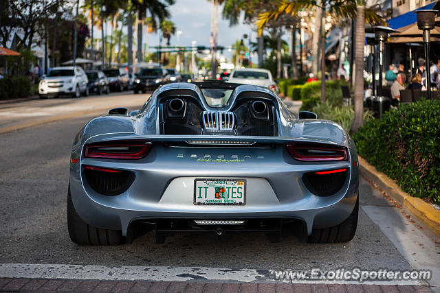 Porsche 918 Spyder spotted in Naples, Florida