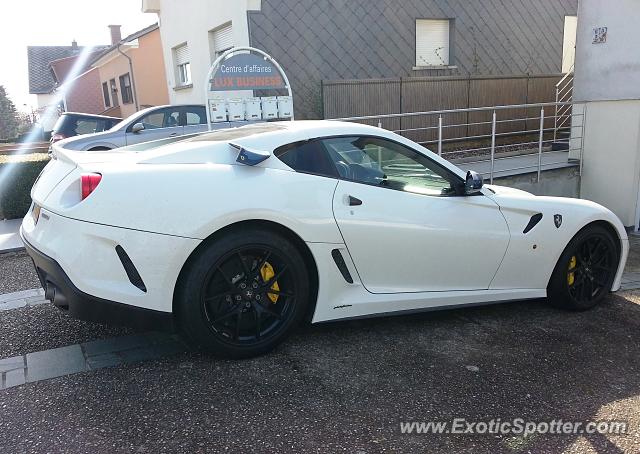 Ferrari 599GTO spotted in Bettembourg, Luxembourg