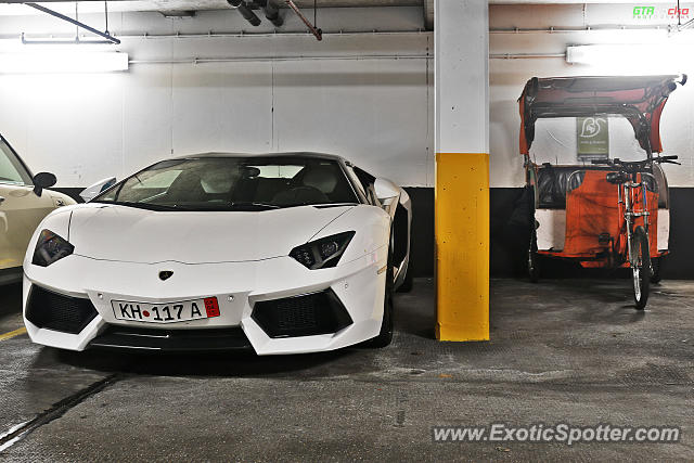 Lamborghini Aventador spotted in London, United Kingdom