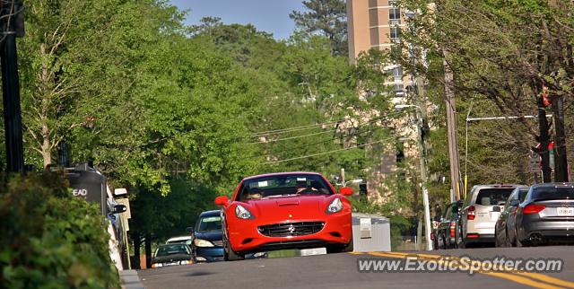 Ferrari California spotted in Atlanta, Georgia