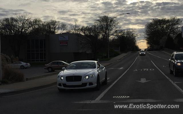 Bentley Continental spotted in Bloomington, Indiana