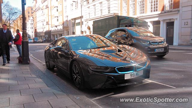 BMW I8 spotted in London, United Kingdom