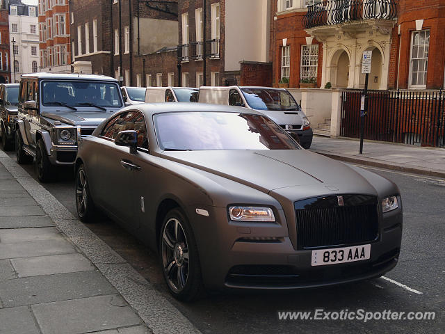 Rolls-Royce Wraith spotted in London, United Kingdom